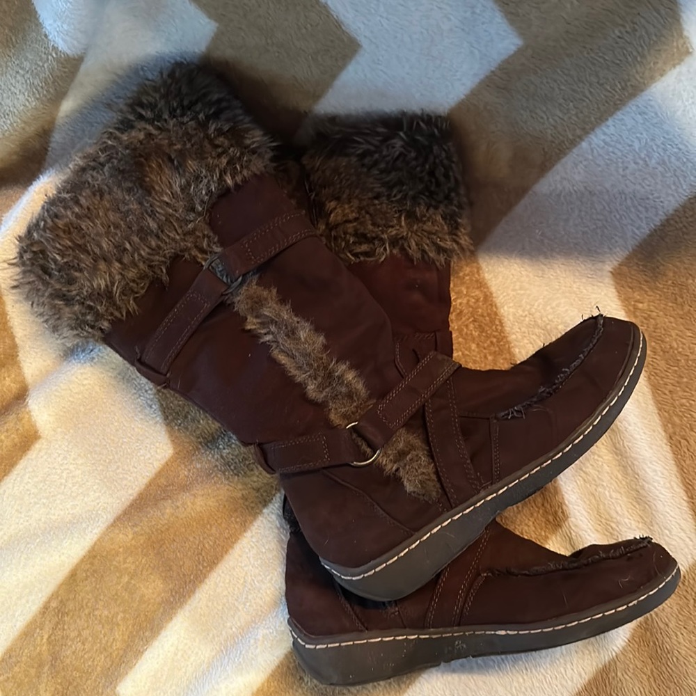 American Eagle Fur Boots